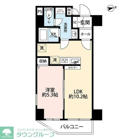 プレール・ドゥーク浅草IVの物件間取画像